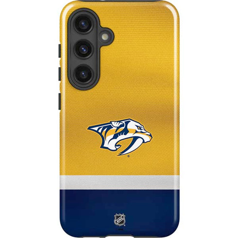 NHL Nashville Predators Alternate Jersey Galaxy S24 Plus Impact Case